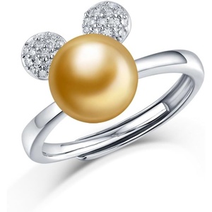 image:imageNONNYL Wife Jewelry Gifts  Genuine South Sea Golden Pearl Jewelry Rings for Women Birthday Jewelry for Girlfriend Valentines Day for Wife Mothers Day for Mom Grandma NO33248