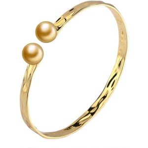 image:imageWife Jewelry Gifts  Genuine South Sea Golden Pearl Jewelry Bracelet for Women Birthday Jewelry for Girlfriend Valentines Day for Wife Mothers Day for Mom Grandma Gifts for Her NO33704