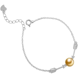 image:imageWife Jewelry Gifts  Genuine South Sea Golden Pearl Jewelry Bracelet for Women Birthday Jewelry for Girlfriend Valentines Day for Wife Mothers Day for Mom Grandma Gifts for Her NO33667
