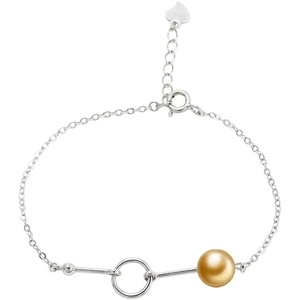 image:imageWife Jewelry Gifts  Genuine South Sea Golden Pearl Jewelry Bracelet for Women Birthday Jewelry for Girlfriend Valentines Day for Wife Mothers Day for Mom Grandma Gifts for Her NO33705