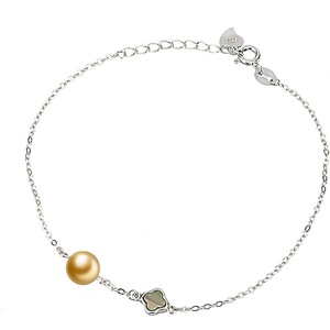 image:imageWife Jewelry Gifts  Genuine South Sea Golden Pearl Jewelry Bracelet for Women Birthday Jewelry for Girlfriend Valentines Day for Wife Mothers Day for Mom Grandma Gifts for Her NO33685