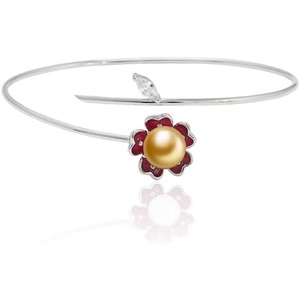 image:imageWife Jewelry Gifts  Genuine South Sea Golden Pearl Jewelry Bracelet for Women Birthday Jewelry for Girlfriend Valentines Day for Wife Mothers Day for Mom Grandma Gifts for Her NO33683
