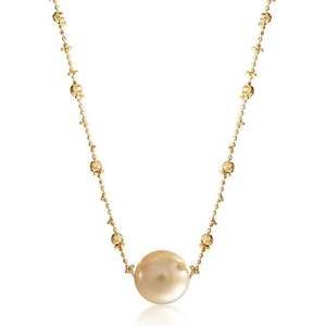 image:imageWife Jewelry Plated 18K Gold  Genuine South Sea Golden Pearl Jewelry Pendant Necklace for Women Birthday Jewelry for Girlfriend Valentines Day for Wife Mothers Day for Mom Grandma NO11291