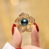 image:imageBlack Tahiti Pearl Brooch Broches Jewelry For Women Fashion Christmas Gifts Wife Mom Girlfriend Anniversary Birthday Fine Jewelry Gifts for Her NO11366