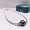 image:imageGifts for Wife Anniversary Bracelet for Women Tahitian Black Pearl Bracelet Real AAA Quality Handpicked Nature Pearls  Gifts for Mom Girlfriend Her NO11407