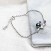 image:imageGifts for Wife Anniversary Bracelet for Women Tahitian Black Pearl Bracelet Real AAA Quality Handpicked Nature Pearls  Gifts for Mom Girlfriend Her NO11379
