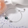 image:imageGifts for Wife Anniversary Bracelet for Women Tahitian Black Pearl Bracelet Real AAA Quality Handpicked Nature Pearls  Gifts for Mom Girlfriend Her NO113571