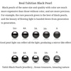 image:imageGifts for Wife Anniversary Bracelet for Women Tahitian Black Pearl Bracelet Real AAA Quality Handpicked Nature Pearls  Gifts for Mom Girlfriend Her NO11382