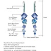 image:imageNONNYL Banquet Luxury Gem Necklace Earrings for Women Jewelry Gifts S925 Sterling Silver Natural Color Necklaces PendantNatural topazcrystal earrings