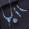 image:imageNONNYL Banquet Luxury Gem Necklace Earrings for Women Jewelry Gifts S925 Sterling Silver Natural Color Necklaces PendantNatural topazcrystal earrings