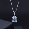 image:imageNONNYL Banquet Luxury Gem Necklace for Women Jewelry Gifts Inlaid With Natural Gem Pendant Gifts for Wife Mom Girlfriend Anniversary Birthday Fine Jewelry Gifts for Her