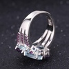 image:imageNONNYL Banquet Luxury Gem Ring for Women Jewelry Gifts S925 Sterling Silver Inlaid With Natural Gem Ring Gifts for Wife Mom Girlfriend Anniversary Birthday Fine Jewelry Gifts for Her
