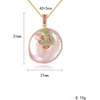 image:imageNONNYL Baroque Pearl Necklace Genuine Freshwater Cultured 1213mm Pearl Pendant Necklaces Sterling Silver for Women Fine Jewelry Gifts for Women Wife Girlfriend Mother