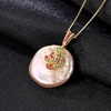 image:imageNONNYL Baroque Pearl Necklace Genuine Freshwater Cultured 1213mm Pearl Pendant Necklaces Sterling Silver for Women Fine Jewelry Gifts for Women Wife Girlfriend Mother
