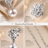 image:imageNONNYL Birthday Gifts for Women  Mothers Day Gifts for Mom  Christmas Valentines Day Gifts for Women Her  Gifts for Wife Perfect Present for Pearl Necklace Earrings Set Jewelry