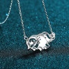 image:imageNONNYL Elephant NecklaceS925 Sterling Silver Plated PlatinumDainty Pendant Necklaces Gifts for Women Necklace Jewelry