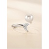 image:imageNONNYL Freshwater Cultured Pearl Rings Jewelry for Women Fashion Valentines Christmas Mothers Day Gifts Wife Mom Girlfriend Anniversary Birthday Fine Jewelry Gifts for Women Her