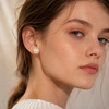 image:imageNONNYL Freshwater Cultured Pearl Stud Earrings for Women Birthday Gifts for Women Mom Her Wife on Mothers Day Valentines Christmas AnniversaryPearl Stud 1011mm
