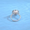 image:imageNONNYL Freshwater Cultured White Pearl Ring for Women Christmas Gifts for Wife Mom Anniversary Birthday Fine Jewelry Gifts for Her
