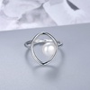 image:imageNONNYL Freshwater Cultured White Real Pearl Open End Ring for Women Christmas Gifts for Wife Mom Anniversary Birthday Fine Jewelry Gifts for Her