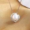 image:imageNONNYL Freshwater Cultured White Real Pearl Pendant Necklaces for Women Christmas Gifts for Wife Mom Girlfriend Anniversary Birthday Fine Jewelry Gifts for Her