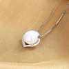 image:imageNONNYL Freshwater Cultured White Real Pearl Pendant Necklaces for Women Christmas Gifts for Wife Mom Girlfriend Anniversary Birthday Fine Jewelry Gifts for Her