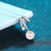 image:imageNONNYL Freshwater Cultured White Real Pearl Pendant Necklaces for Women Christmas Gifts for Wife Mom Girlfriend Anniversary Birthday Fine Jewelry Gifts