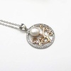 image:imageNONNYL Freshwater Cultured White Real Pearl Pendant Necklaces for Women Christmas Gifts for Women Wife Mom Girlfriend Anniversary Birthday Fine Jewelry Gifts for Her