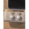 image:imageNONNYL Gift for Wife Freshwater CulturedPearlEarringsGifts for Women Wedding Birthday AnniversaryMom Her Mothers Day Valentines Day ChristmasSterling Silver Plated 18K Gold Pearl Dangle Earring Fine Jewelry