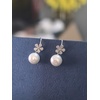 image:imageNONNYL Gift for Wife Freshwater CulturedPearlEarringsGifts for Women Wedding Birthday AnniversaryMom Her Mothers Day Valentines Day ChristmasSterling Silver Plated 18K Gold Pearl Dangle Earring Fine Jewelry