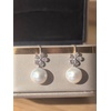 image:imageNONNYL Gift for Wife Freshwater CulturedPearlEarringsGifts for Women Wedding Birthday AnniversaryMom Her Mothers Day Valentines Day ChristmasSterling Silver Plated 18K Gold Pearl Dangle Earring Fine Jewelry