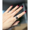 image:imageNONNYL Gift for Wife Wedding Anniversary BirthdayGifts for WomenTahitianBlackPearlRingMom Grandma Girlfriend Her Mothers Day Valentines Day Christmas Jewelry Gifts