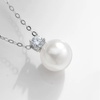 image:imageNONNYL Gift for Women Wife Mothers Day Gifts for Mom Her Couples Present Girlfriend Gift for Wife Birthday Wedding Anniversary Jewelry Christmas Day Valentines Gifts Moissanite Pearl Necklace
