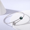 image:imageNONNYL Gifts for Wife Anniversary Bracelet for Women Tahitian Black Pearl Bracelet Real AAA Quality Handpicked Nature Pearls  Gifts for Mom Girlfriend Her NO11377