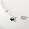 image:imageNONNYL Gifts for Wife Anniversary Bracelet for Women Tahitian Black Pearl Bracelet Real AAA Quality Handpicked Nature Pearls  Gifts for Mom Girlfriend Her NO11378