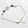 image:imageNONNYL Gifts for Wife Anniversary Bracelet for Women Tahitian Black Pearl Bracelet Real AAA Quality Handpicked Nature Pearls  Gifts for Mom Girlfriend Her NO11367