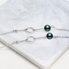 image:imageNONNYL Gifts for Wife Anniversary Bracelet for Women Tahitian Black Pearl Bracelet Real AAA Quality Handpicked Nature Pearls  Gifts for Mom Girlfriend Her NO113396