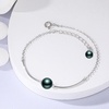 image:imageNONNYL Gifts for Wife Anniversary Bracelet for Women Tahitian Black Pearl Bracelet Real AAA Quality Handpicked Nature Pearls  Gifts for Mom Girlfriend Her NO113621