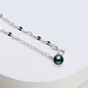 image:imageNONNYL Gifts for Wife Anniversary Bracelet for Women Tahitian Black Pearl Bracelet Real AAA Quality Handpicked Nature Pearls  Gifts for Mom Girlfriend Her NO11391