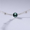 image:imageNONNYL Gifts for Wife Anniversary Bracelet for Women Tahitian Black Pearl Bracelet Real AAA Quality Handpicked Nature Pearls  Gifts for Mom Girlfriend Her NO113641