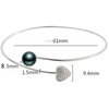 image:imageNONNYL Gifts for Wife Anniversary Bracelet for Women Tahitian Black Pearl Bracelet Real AAA Quality Handpicked Nature Pearls  Gifts for Mom Girlfriend Her NO11398