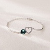 image:imageNONNYL Gifts for Wife Anniversary Bracelet for Women Tahitian Black Pearl Bracelet Real AAA Quality Handpicked Nature Pearls  Gifts for Mom Girlfriend Her NO11383