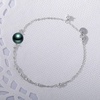 image:imageNONNYL Gifts for Wife Anniversary Bracelet for Women Tahitian Black Pearl Bracelet Real AAA Quality Handpicked Nature Pearls  Gifts for Mom Girlfriend Her NO113631