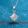 image:imageNONNYL Gold NecklaceS925 Sterling Silver Plated PlatinumDainty Pendant Necklaces Gift for Women Necklace Jewelry