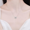 image:imageNONNYL Heart Pendant Necklace for Women Fashion Jewelry S925 Sterling Silver Platinum GoldPlated Christmas Gifts for Wife Mom Girlfriend Anniversary Birthday Fine Jewelry Gifts