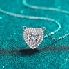 image:imageNONNYL Heart Pendant Necklace for Women Fashion Jewelry S925 Sterling Silver Platinum GoldPlated Christmas Gifts for Wife Mom Girlfriend Anniversary Birthday Fine Jewelry Gifts