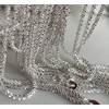 image:imageNONNYL Jewelry Company Sterling Silver 15mm Gypsophila Sparkling Chain Necklace 2021 new trend highend sense clavicle chain1820180 Inches