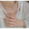 image:imageNONNYL Jewelry Company Sterling Silver 15mm Gypsophila Sparkling Chain Necklace 2021 new trend highend sense clavicle chain1820180 Inches