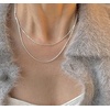 image:imageNONNYL Jewelry Company Sterling Silver 15mm Gypsophila Sparkling Chain Necklace 2021 new trend highend sense clavicle chain1820200 Inches