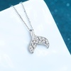 image:imageNONNYL Necklace S925 Sterling Silver Moissanite Pendant Necklaces Gifts for Women  Collarbone Necklaces Christmas Gifts Jewelry for Wife